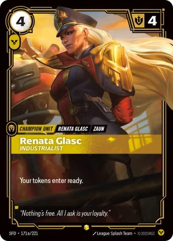 Image for Renata Glasc - Industrialist (Alternate Art) (171a/221) (Spiritforged) - Riftbound: League of Legends Trading Card Game