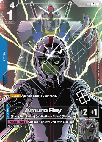 Image for Amuro Ray (Regional Championship) (ST01-010) (Gundam Promotional Cards) (GCG-PR) - Gundam Card Game