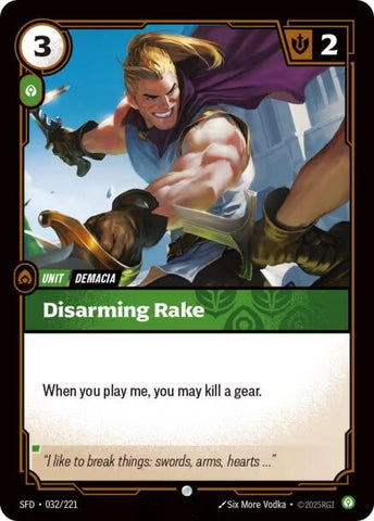 Image for Disarming Strike (032/221) (Spiritforged) - Riftbound: League of Legends Trading Card Game