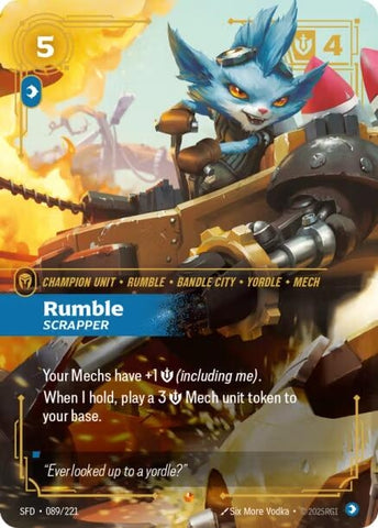 Image for Rumble - Scrapper (089/221) (Spiritforged) - Riftbound: League of Legends Trading Card Game