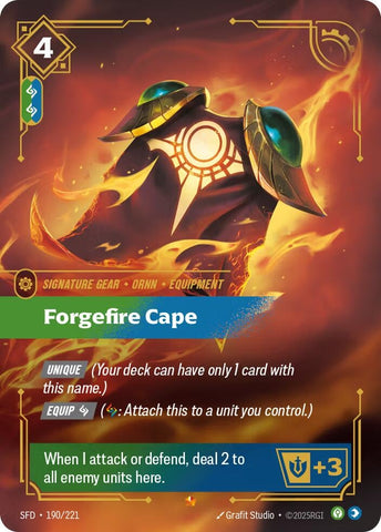 Forgefire Cape (190/221) (Spiritforged)