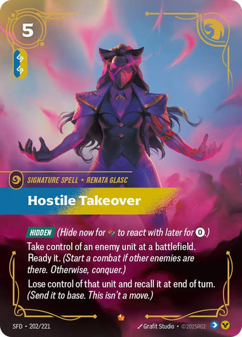Image for Hostile Takeover (202/221) (Spiritforged) - Riftbound: League of Legends Trading Card Game