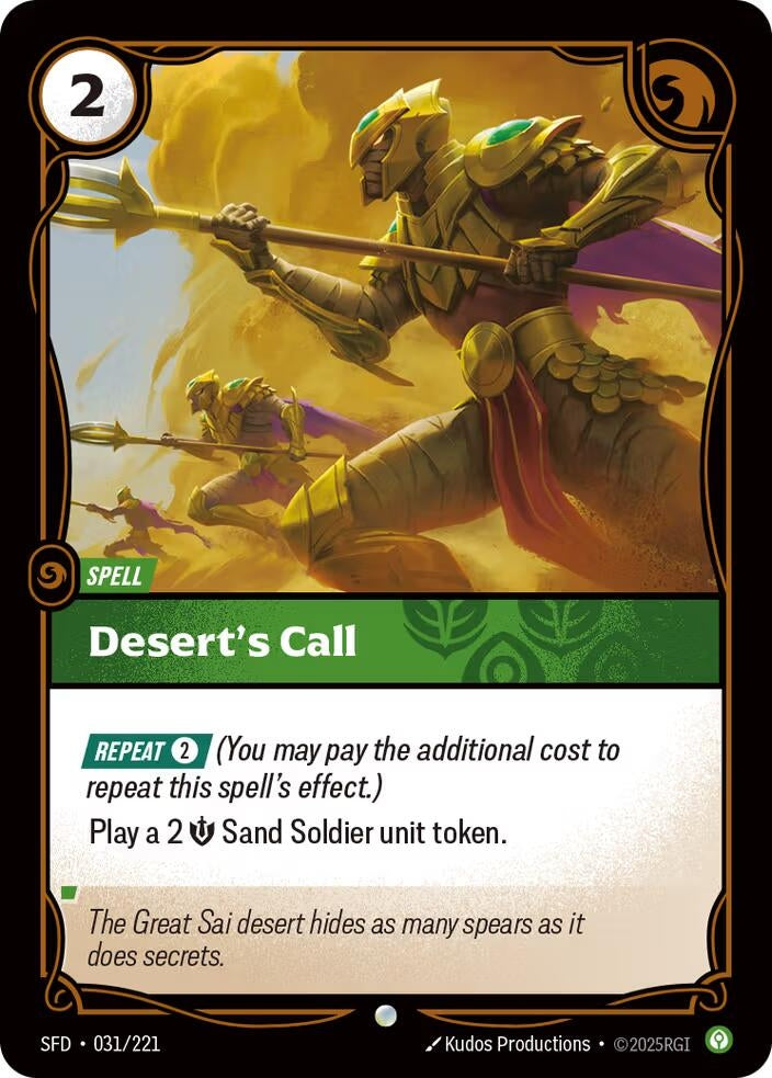 Desert's Call (031/221) (Spiritforged)