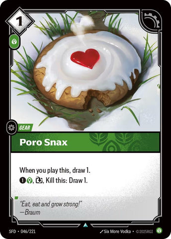 Image for Poro Snax (046/221) (Spiritforged) - Riftbound: League of Legends Trading Card Game