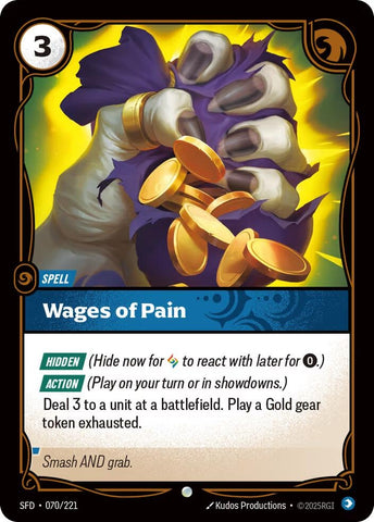 Wages of Pain (070/221) (Spiritforged)