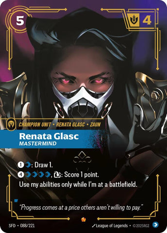 Image for Renata Glasc - Mastermind (088/221) (Spiritforged) - Riftbound: League of Legends Trading Card Game