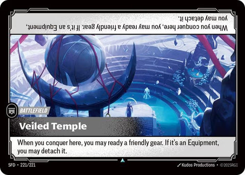 Image for Veiled Temple (221/221) (Spiritforged) - Riftbound: League of Legends Trading Card Game