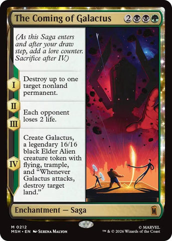 Image for The Coming of Galactus (212) (Marvel Super Heroes) - Magic: The Gathering