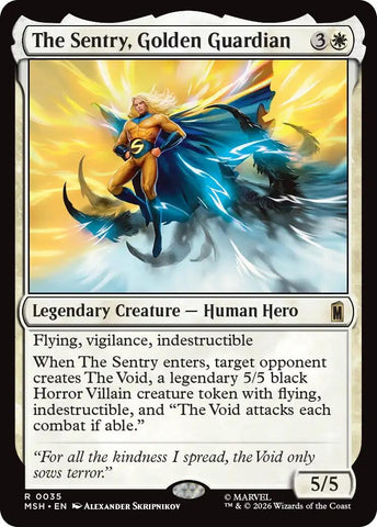 Image for The Sentry, Golden Guardian (35) (Marvel Super Heroes) - Magic: The Gathering