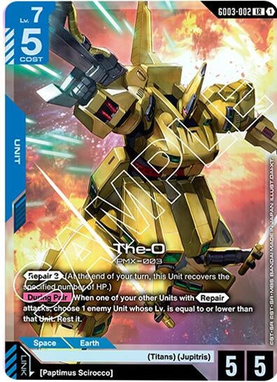 Image for The-O (GD03-002) (Steel Requiem) - Gundam Card Game