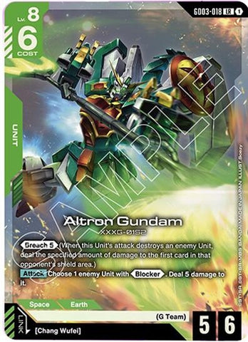 Image for Altron Gundam (GD03-018) (Steel Requiem) - Gundam Card Game