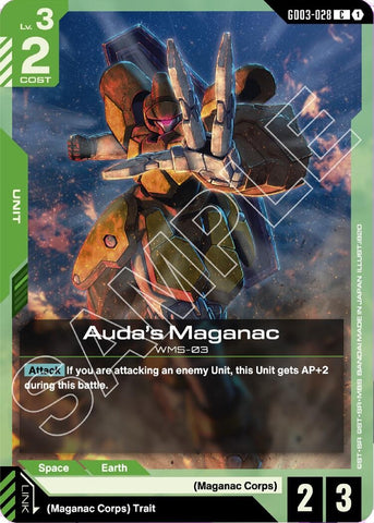 Image for Auda's Maganac (GD03-028) (Steel Requiem) - Gundam Card Game
