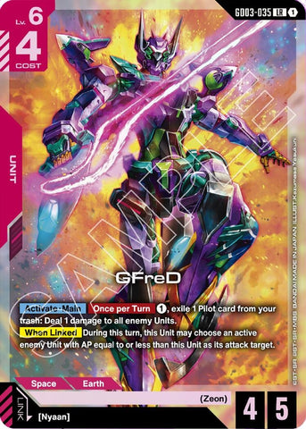 Image for GFreD (GD03-035) (Steel Requiem) - Gundam Card Game