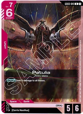 Image for Patulia (GD03-041) (Steel Requiem) - Gundam Card Game