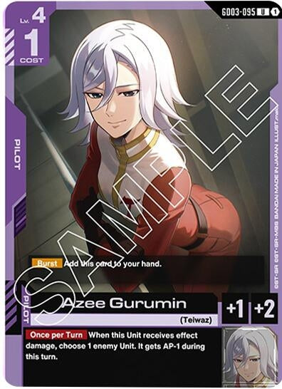 Image for Azee Gurumin (GD03-095) (Steel Requiem) - Gundam Card Game