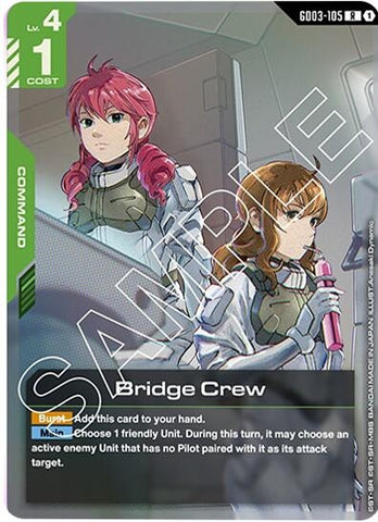 Image for Bridge Crew (GD03-105) (Steel Requiem) - Gundam Card Game