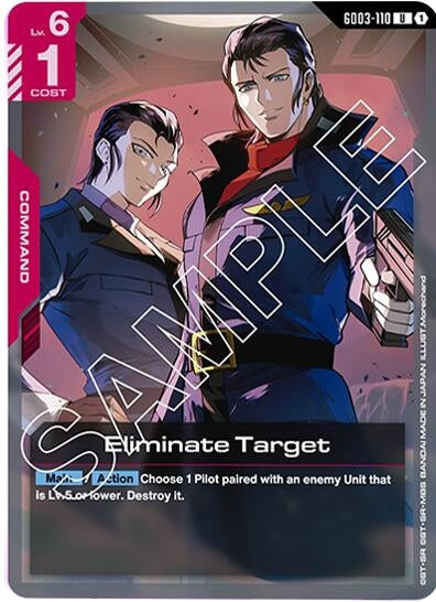 Image for Eliminate Target (GD03-110) (Steel Requiem) - Gundam Card Game