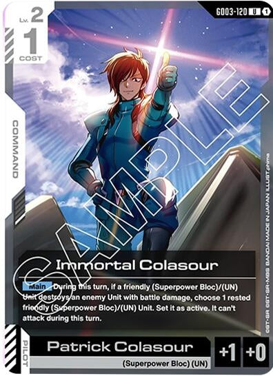 Image for Immortal Colasour (GD03-120) (Steel Requiem) - Gundam Card Game