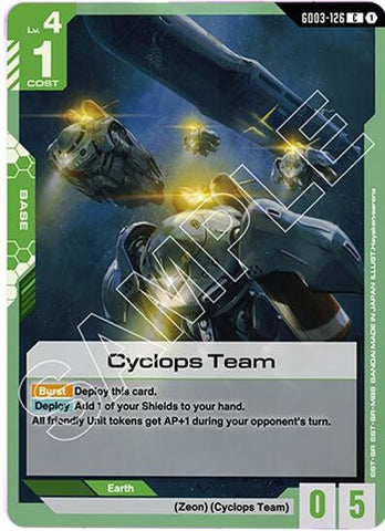 Image for Cyclops Team (GD03-126) (Steel Requiem) - Gundam Card Game