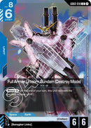 Image for Full Armor Unicorn Gundam (Destroy Mode) (Store Tournament Participant Pack 03) (GD03-010) (Gundam Promotional Cards) (GCG-PR) - Gundam Card Game