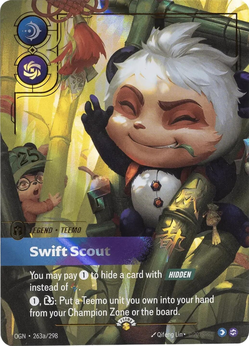 Image for Teemo, Swift Scout (263a/298) (Riftbound Worlds Bundle 2025) (RWB) - Riftbound: League of Legends Trading Card Game