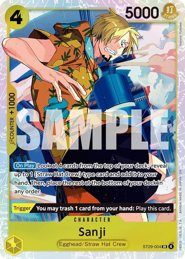 Sanji (ST29-004) (Starter Deck 29: Egghead)