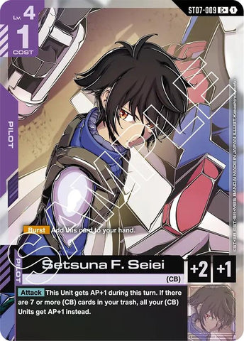 Image for Setsuna F. Seiei (C+) (ST07-009) (Starter Deck 07: Celestial Drive) - Gundam Card Game