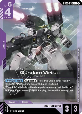 Gundam Virtue (GD03-052) (Steel Requiem)