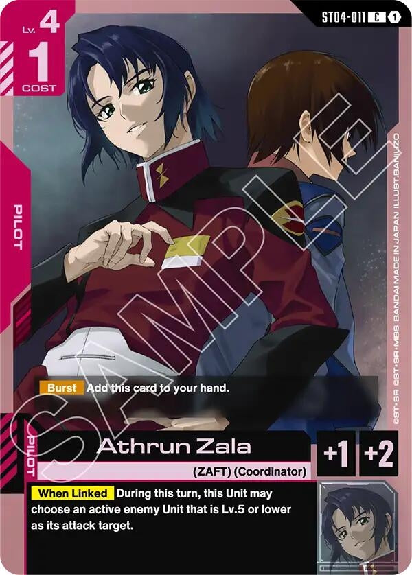 Image for Athrun Zala (ST04-011) (Starter Deck 09: Destiny Ignition) - Gundam Card Game
