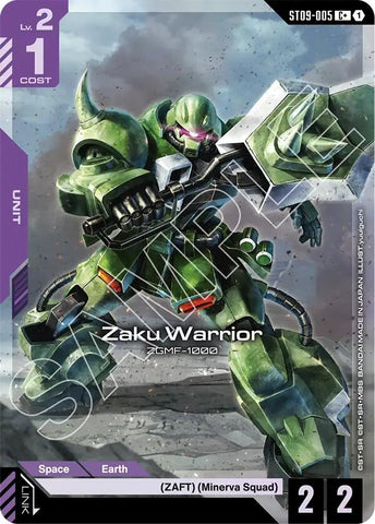 Image for Zaku Warrior (C+) (ST09-005) (Starter Deck 09: Destiny Ignition) - Gundam Card Game