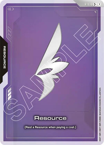 Image for Resource (R-030) (C+) (R-030) (Starter Deck 09: Destiny Ignition) - Gundam Card Game