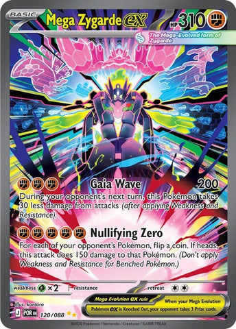 Mega Zygarde ex (120/088) [Mega Evolution: Perfect Order]