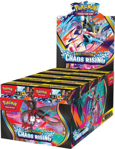 Mega Evolution: Chaos Rising Build & Battle Display