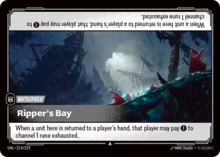Image for Ripper's Bay (214/219) (Unleashed) - Riftbound: League of Legends Trading Card Game