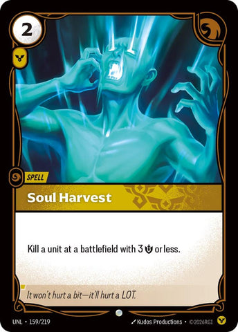 Image for Soul Harvest (159/219) (Unleashed) - Riftbound: League of Legends Trading Card Game