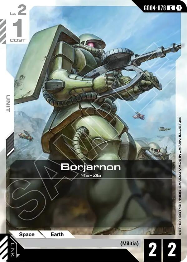 Image for Borjarnon (GD04-078) (Phantom Aria) - Gundam Card Game