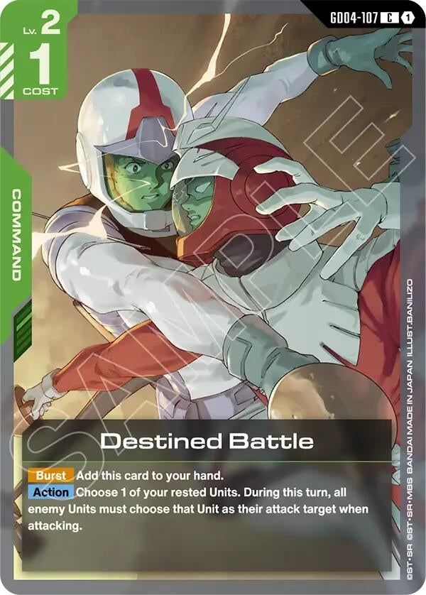 Image for Destined Battle (GD04-107) (Phantom Aria) - Gundam Card Game
