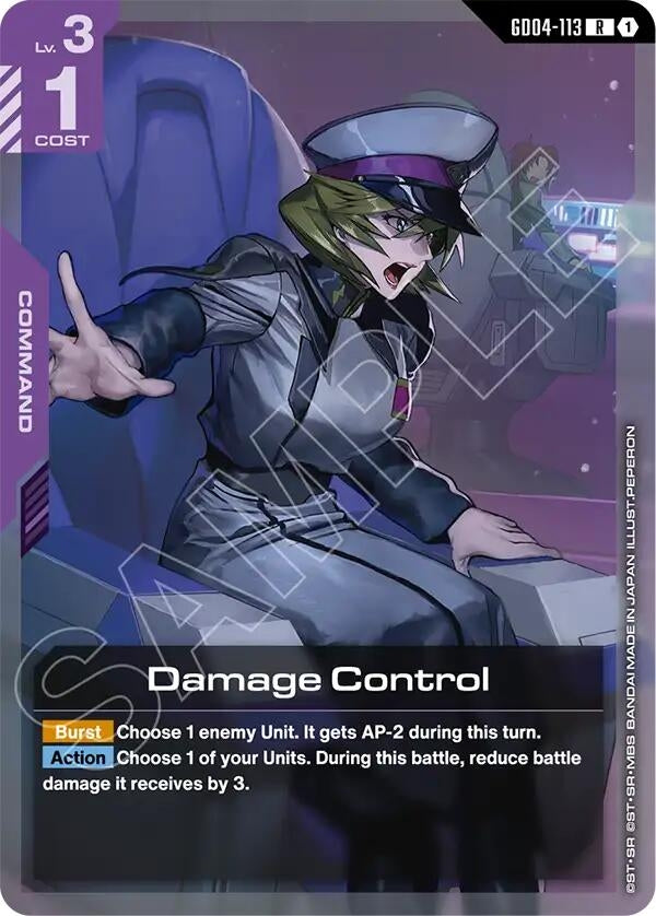 Image for Damage Control (GD04-113) (Phantom Aria) - Gundam Card Game
