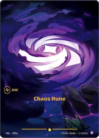 Image for Chaos Rune (Alternate Art) (R05a) (Unleashed) - Riftbound: League of Legends Trading Card Game