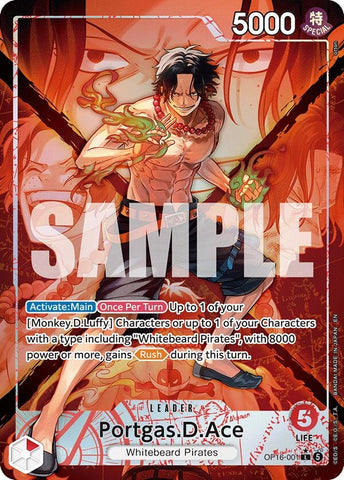 Portgas.D.Ace (Alternate Art) [The Time of Battle]