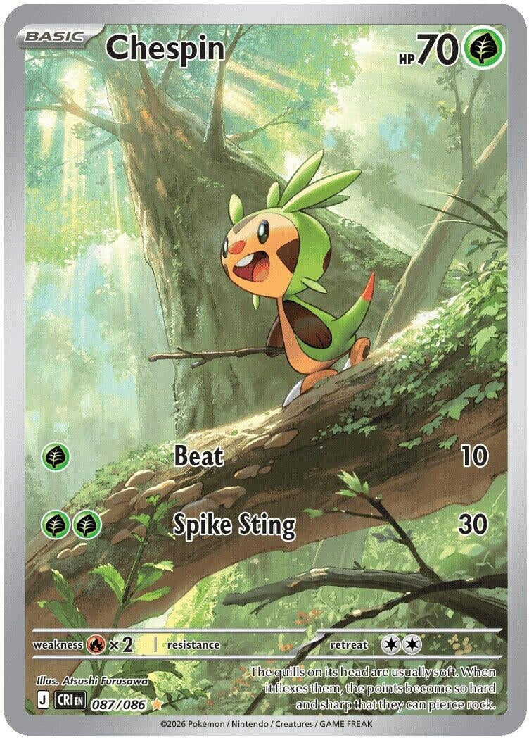 Image for Chespin (087/086) (ME04: Chaos Rising) - Pokemon