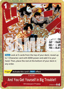And You Get Yourself in Big Trouble!! (Parallel) [Starter Deck EX: Luffy & Ace]