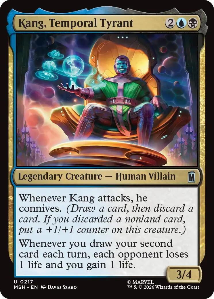 Image for Kang, Temporal Tyrant (217) (Marvel Super Heroes) - Magic: The Gathering