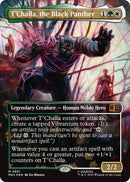 Image for T'Challa, the Black Panther (Borderless) (Surge Foil) (881) (Commander: Marvel Super Heroes) - Magic: The Gathering