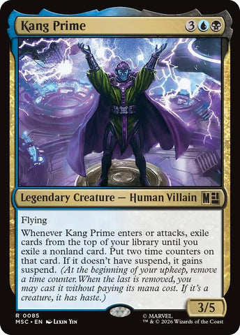 Image for Kang Prime (Surge Foil) (85) (Commander: Marvel Super Heroes) - Magic: The Gathering