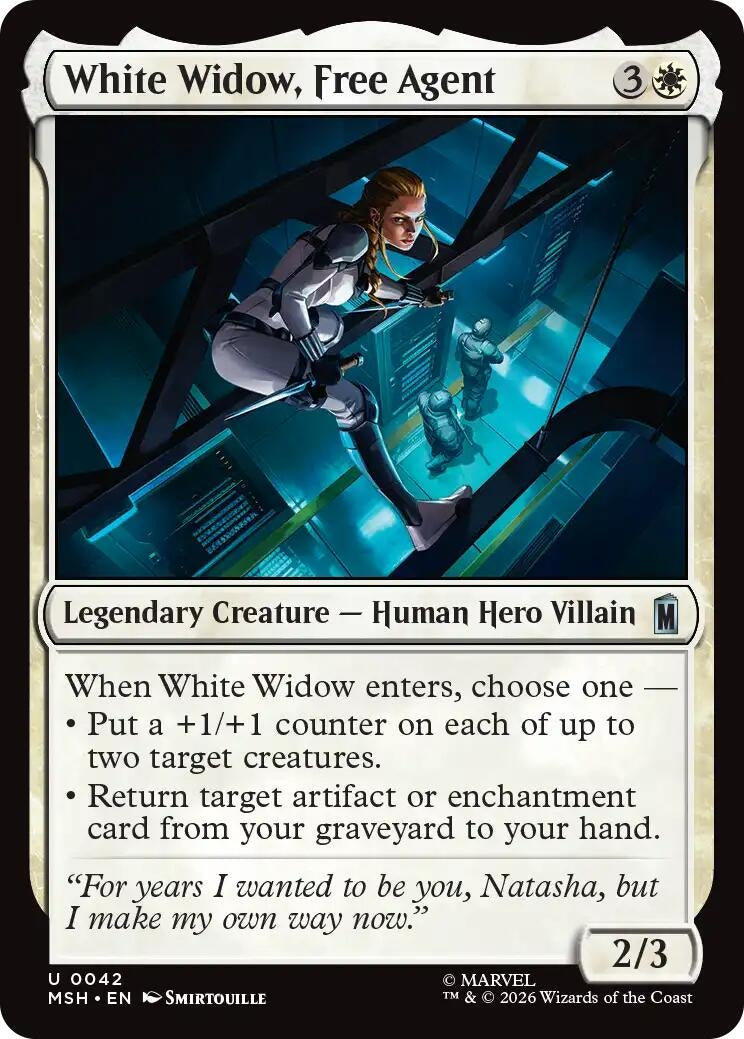 White Widow, Free Agent (42) (Marvel Super Heroes)