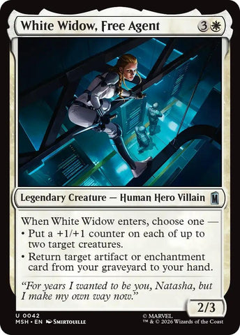 White Widow, Free Agent (42) (Marvel Super Heroes)