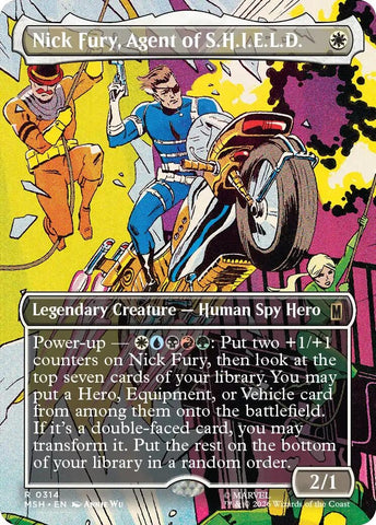 Nick Fury, Agent of S.H.I.E.L.D. (Borderless) (314) (Marvel Super Heroes)