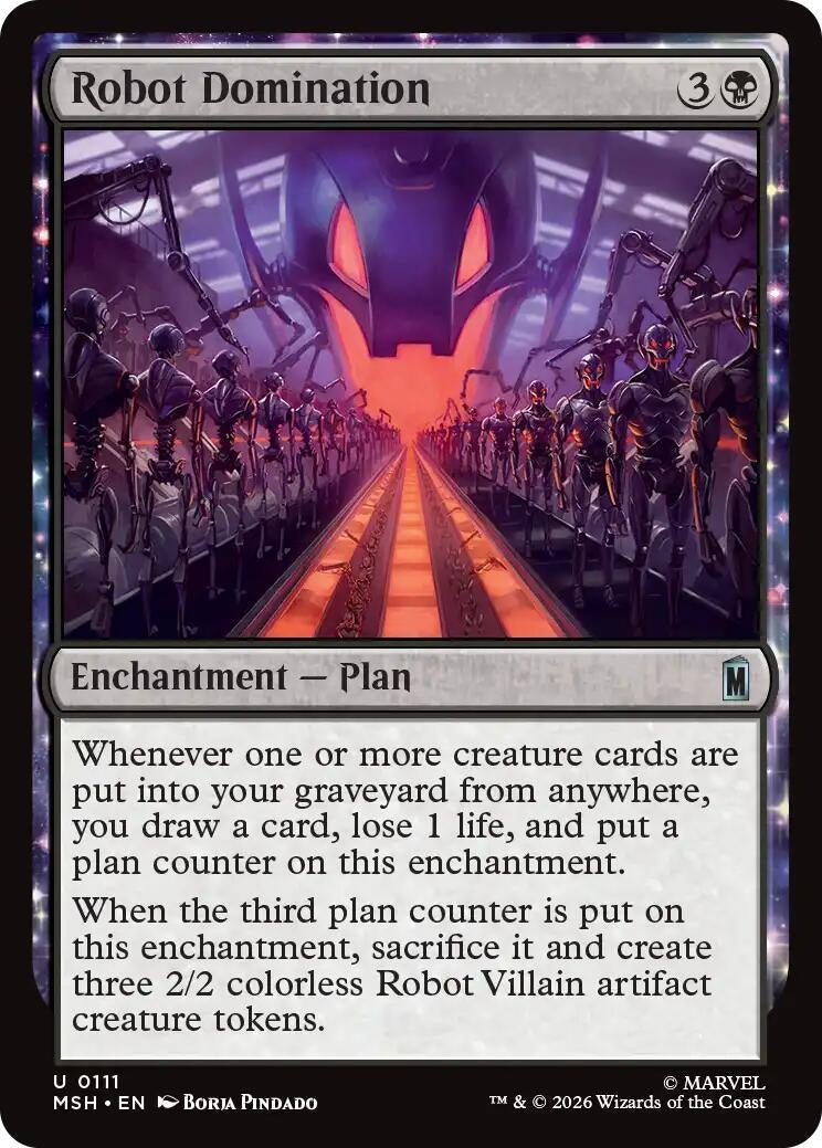Image for Robot Domination (111) (Marvel Super Heroes) - Magic: The Gathering