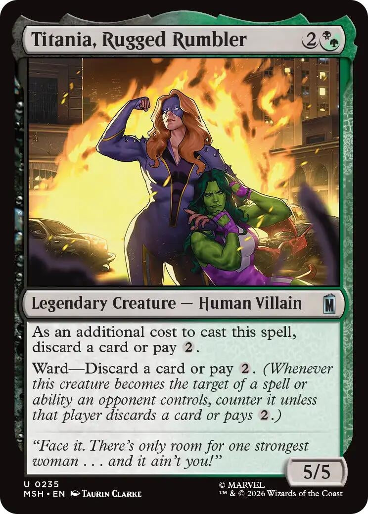 Titania, Rugged Rumbler (235) (Marvel Super Heroes)